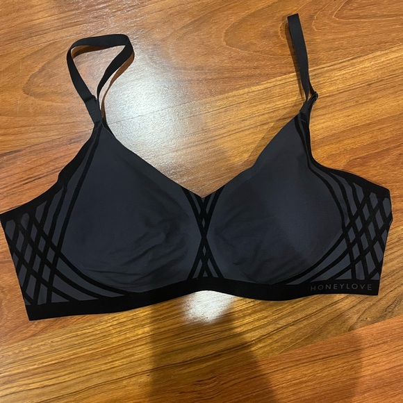 HoneyLove Black Silhouette Wireless Bra - Picture 2 of 4